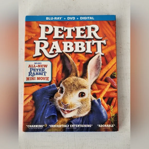 Peter Rabbit I & II Movie Collection Blu-Ray & DVD Set - Picture 2 of 9